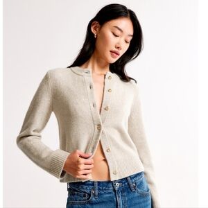 Vintage lambswool angora cardigan